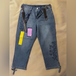 Bandolino Blue Ankle Cropped Jeans